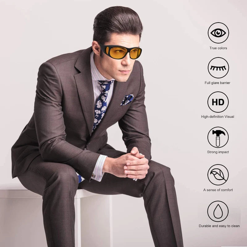 Glasses Night Goggles Anti Glare Vision