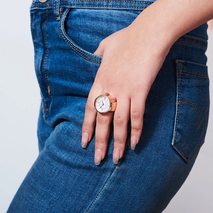 Ring Watch Unisex Analogue Quartz Finger 299