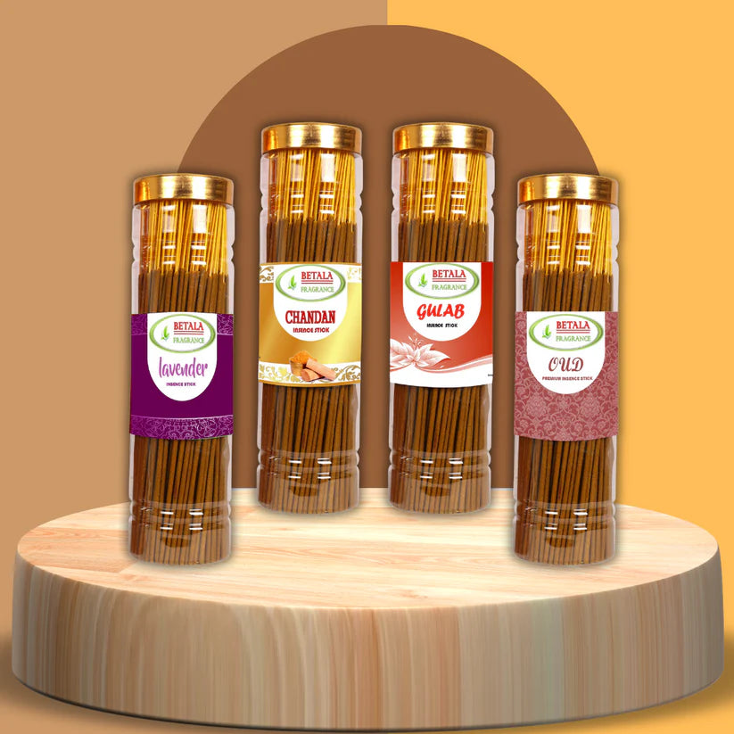 Chandan Gulab Lavender Oudh Agarbatti Promotional Bundle