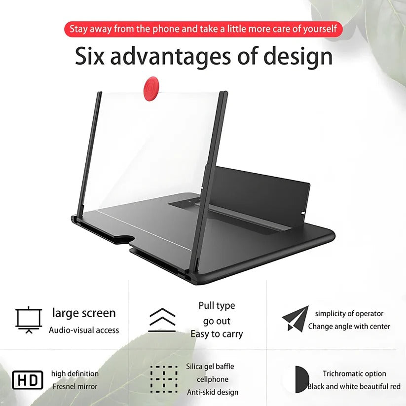 Magnifier Projector Phone Stand Holder Screen Magnifying