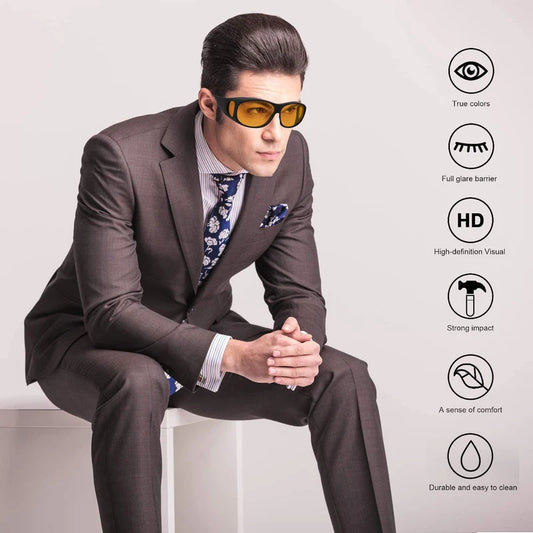 Glasses Night Goggles Anti Glare Vision
