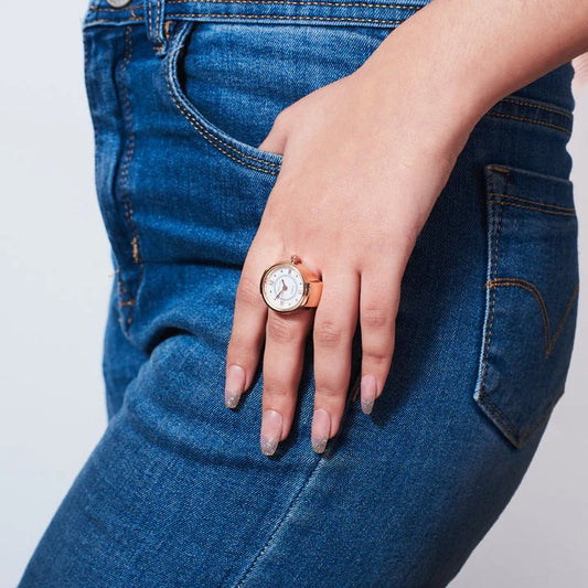 Ring Watch Unisex Analogue Quartz Finger 299