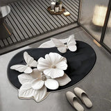 Floral Plush Diatomaceous Earth Floor Mat Buy