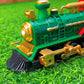 Rechargeable Train Track Set With Real Smoke