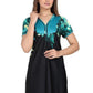 Womens Set Printed Satin Maxi Nighty 299